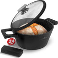 ZWIEGER 3-in-1 Brottopf zum Backen 24 cm – Brotbackform mit Deckel