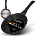 ZWIEGER Hochwertige Bratpfanne 24cm – Pfanne 24 cm Induktion, Aluguss